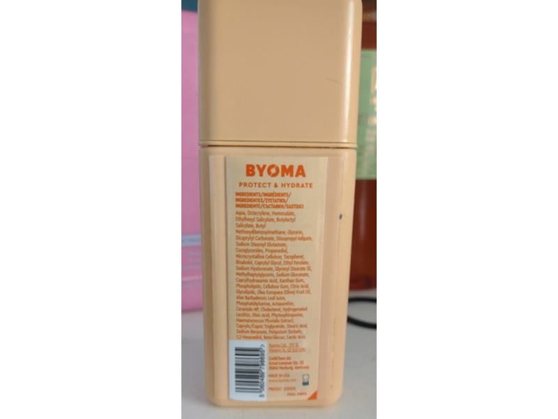 Byoma High Protection Ultralight Face Fluid Sunscreen, SPF 30, 1.69 fl oz/50 mL