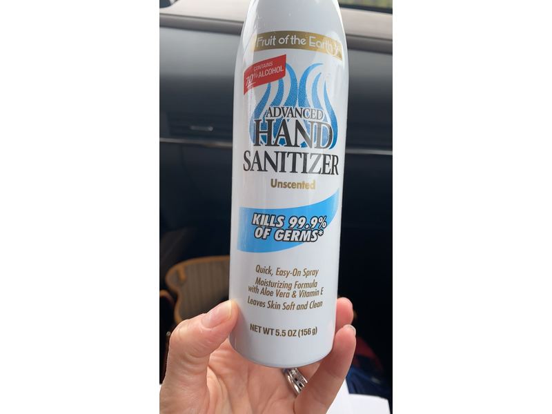 Fruit of the Earth Hand Sanitizer With Aloe Vera & Vitamin-E