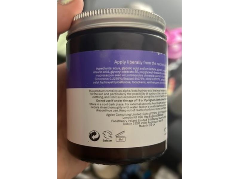 Facetheory Glycomide Body Cream, 5.74 fl oz/170 mL