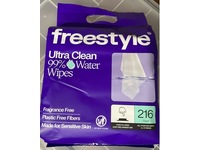 Freestyle Ultra Clean Water Wipes, Fragrance Free, 216 Count - thumbnail 2
