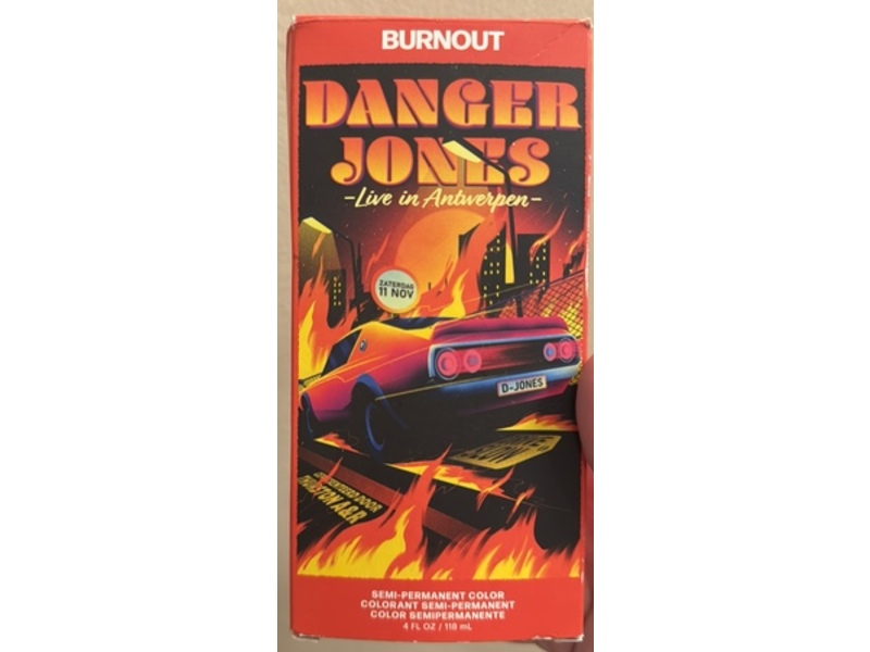 Danger Jones Semi-Permanent Hair Color, Burnout, 4 fl oz/118 mL