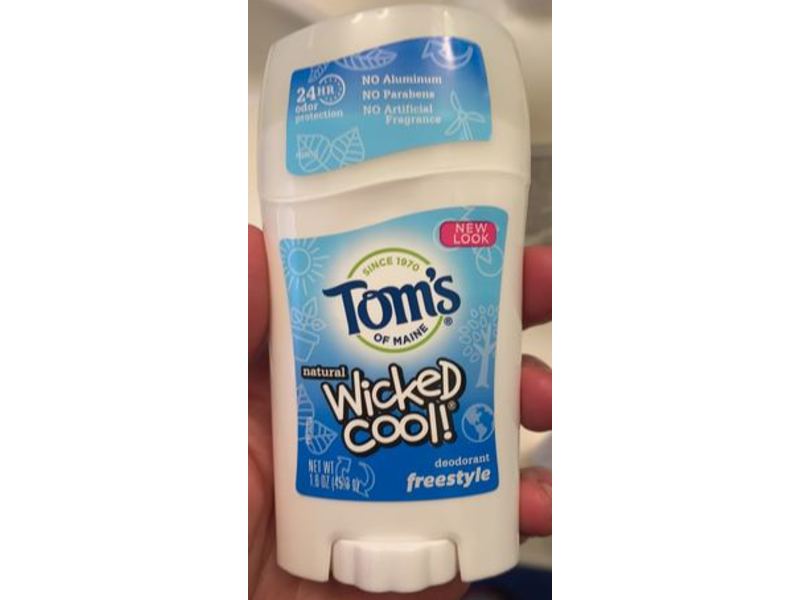 Tom's Of Maine Deodorant Stick, Freestyle Kids, 1.6 oz/45.3 g, Pack Of 3