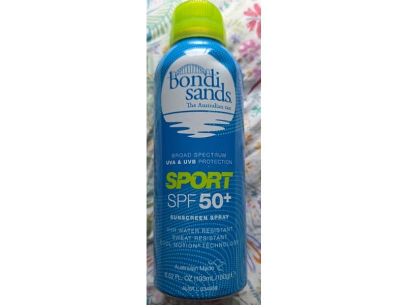 Bondi Sands Sport Sunscreen Spray, SPF 50+, 6.52 fl oz/193 mL