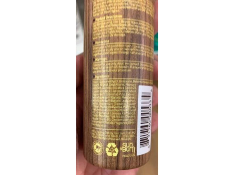 Sun Bum Revitalizing 3 In 1 Repair Premium Leave In Hair Treatment, 3 fl oz/88 mL