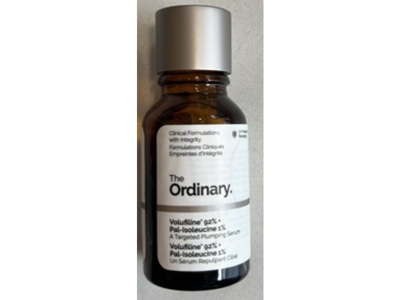 The Ordinary Volufiline 92% + Pal-Isoleucine 1% Plumping Serum, 0.5 fl oz/15 mL