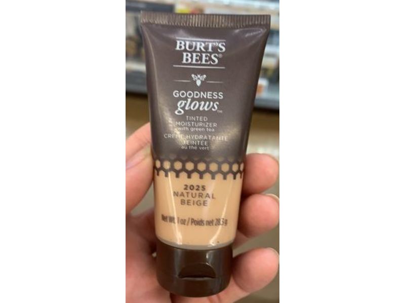 Burt's Bees Goodness Glows Tinted Moisturizer, Natural Beige, 1oz/28.3 g