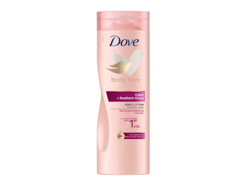 Dove Body Love Care + Radiant Glow Body Lotion, Ceramide, 400 mL
