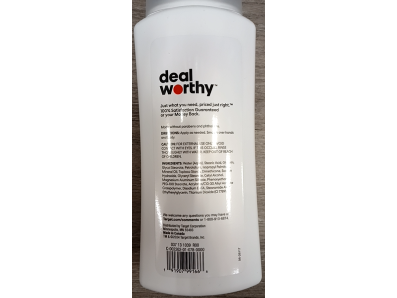 Deal Worthy Body Lotion, 21 fl oz/621 mL