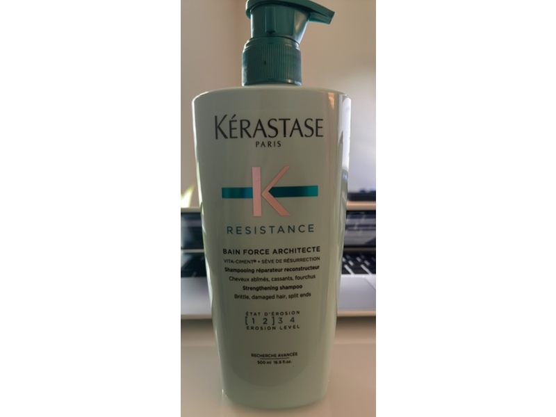 Kerastase Resistance Bain Force Architecte Strengthening Shampoo 16.9 fl oz/500 mL