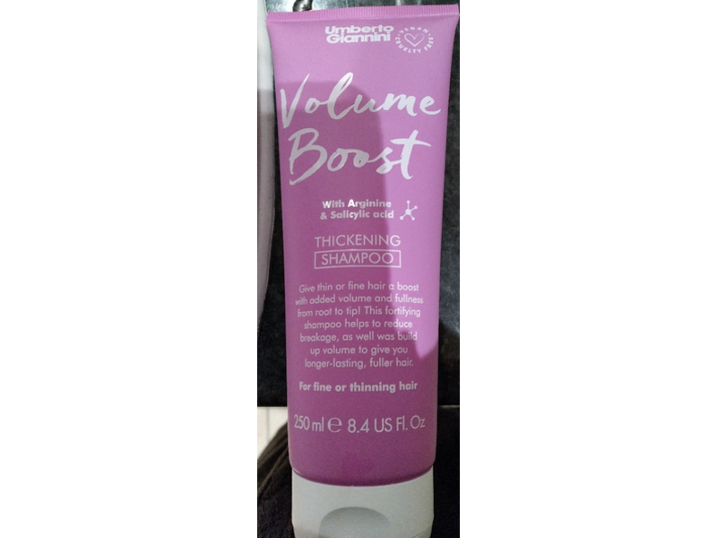 Umberto Giannini Volume Boost Shampoo, Thickening, 8.4 fl oz/250 mL