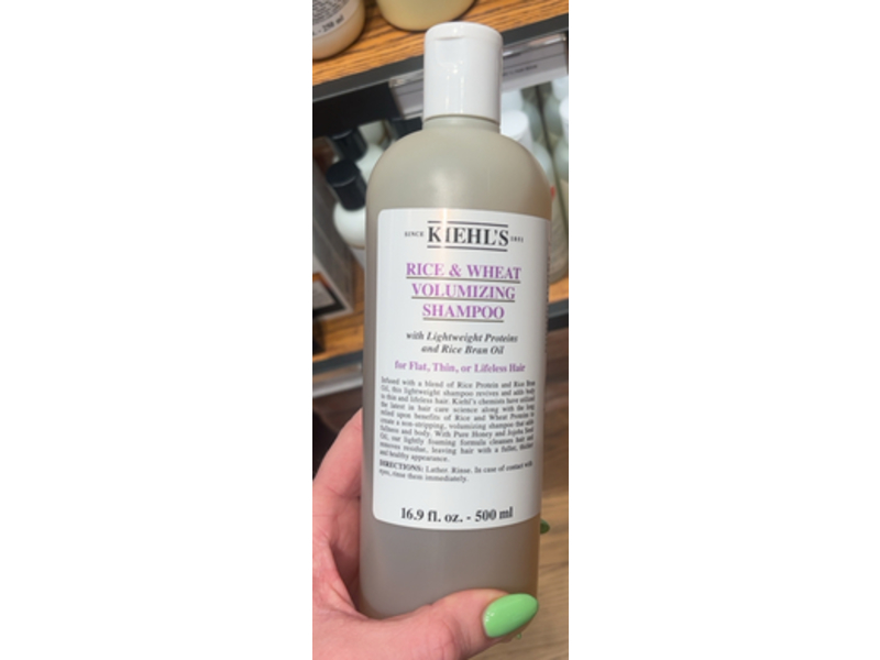 Kiehl's Rice & Wheat Volumizing Shampoo, 16.9 fl oz/500 mL