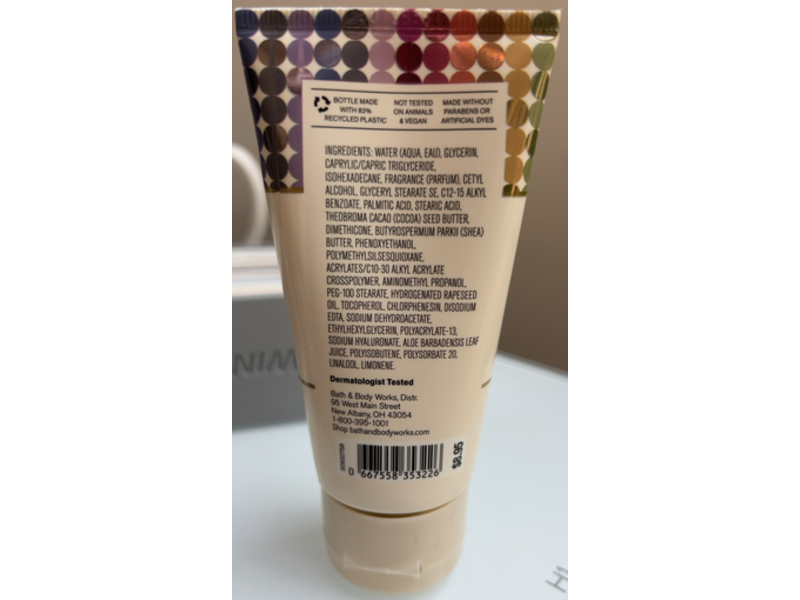 Bath & Body Works Love Always Wins Body Cream, Shea Butter + Hyaluronic Acid, 2.5 oz/70 g