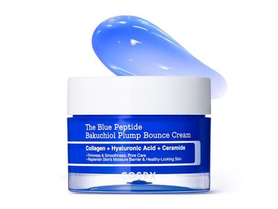 Corsx The Blue Peptide Bakuchiol Plump Bounce Cream, Collagen + Hyaluronic Acid + Ceramide, 1.69 fl oz/50 mL