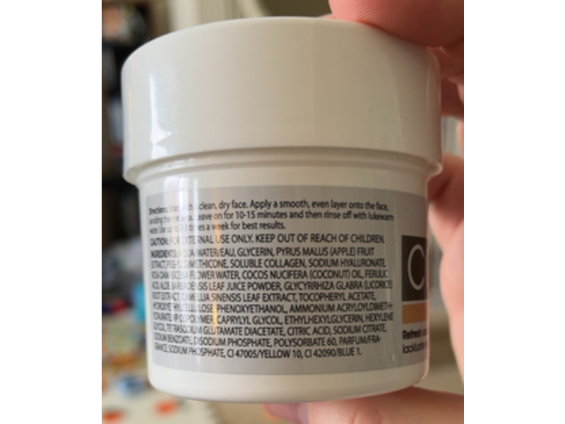 Advanced Clinicals Collagen Anti Aging Gel Mask, 5 fl oz/148 mL