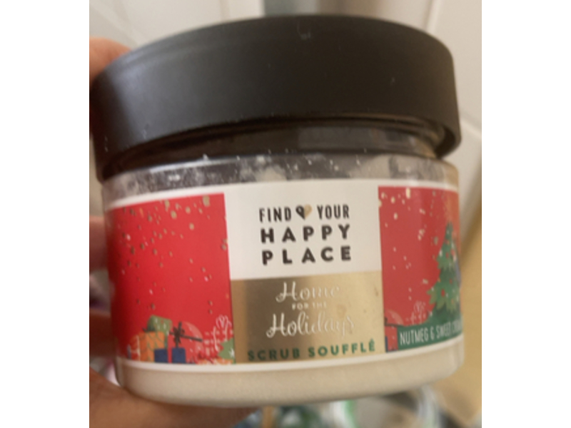 Find Your Happy Place Scrub Souffle, Nutmeg And Sweet Cream, 10 oz