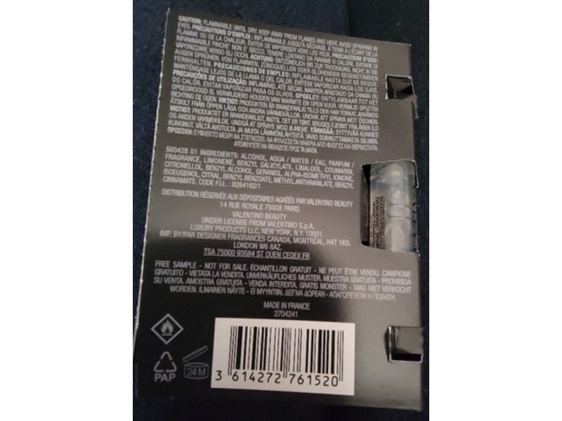 Valentino Uomo Born in Roma Eau de Toilette, 0.04 fl oz/1.2 mL