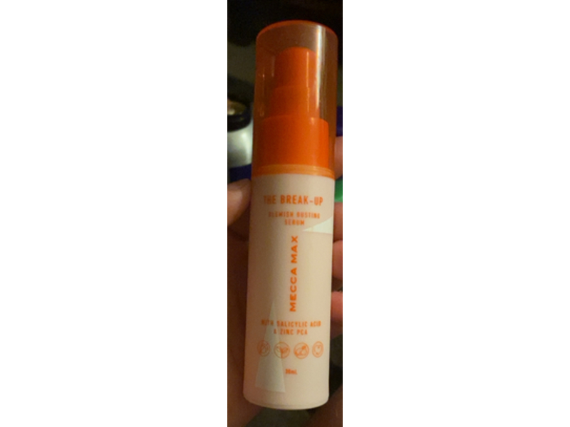 Mecca Max The Break-Up Blemish Busting Serum, Salicylic Acid & Zinc PCA, 30 mL