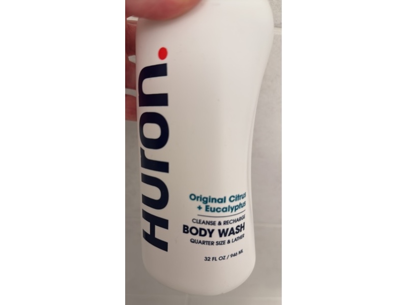 Huron Body Wash, Original Citrus + Eucalyptus, 32 fl oz/946 mL