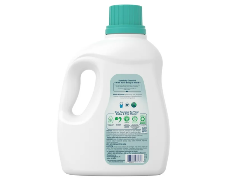 Arm & Hammer Baby Hypoallergenic Detergent, Cuddly Clean, 77 Loads, 100.5 fl oz/2.97 L