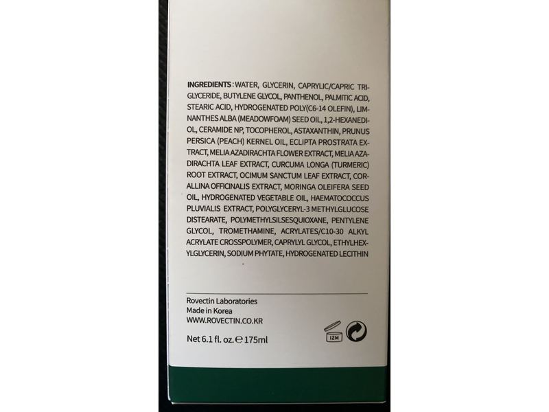 Rovectin Intense/Nourishing Panthenol Body Cream, 6.1 fl oz/175 mL