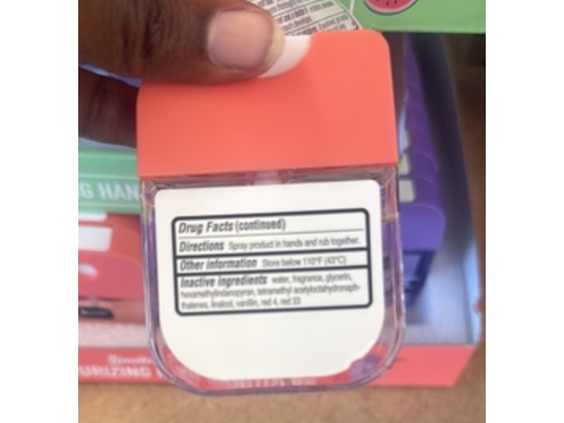 B Pure Moisturizing Hand Sanitizer, Sweet Plum & Jasmine Scented, 1.15 fl oz/43 mL