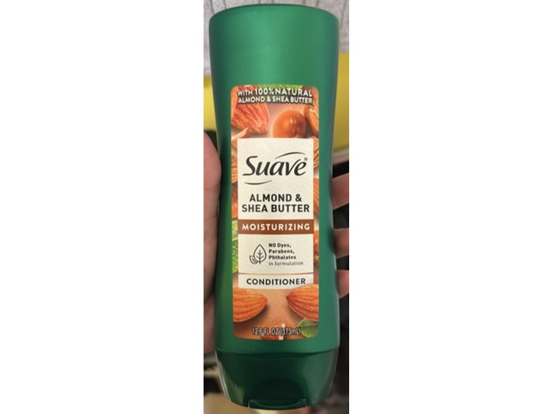 Suave Moisturizing Conditioner, Almond & Shea Butter, 12.6 fl oz/373 mL