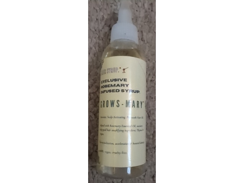 Hair Syrup Grows Mary Exclusive Rosemary Syrup, 100 mL