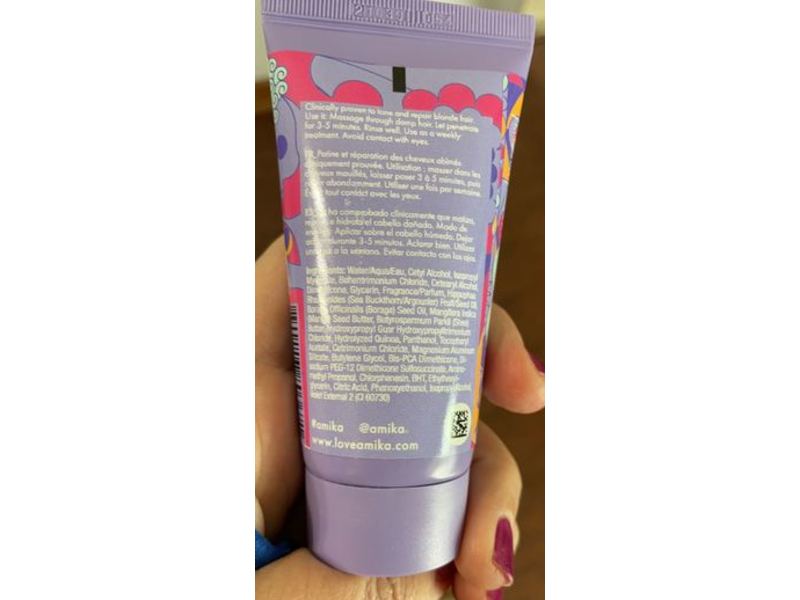 Amika Intense Repair Mask, Bust Your Brass, 2 fl oz/60 mL