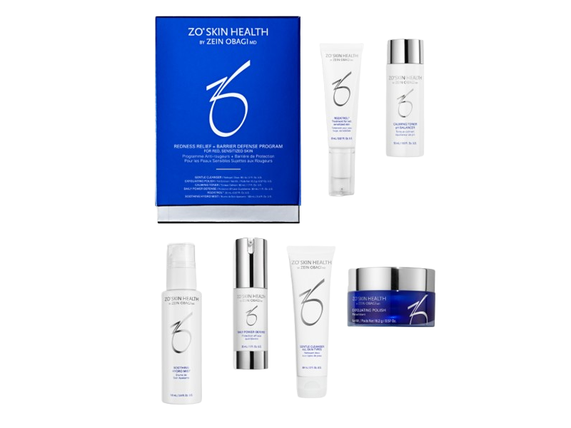 Zo Skin Health Redness Relief + Barrier Defense Program Set