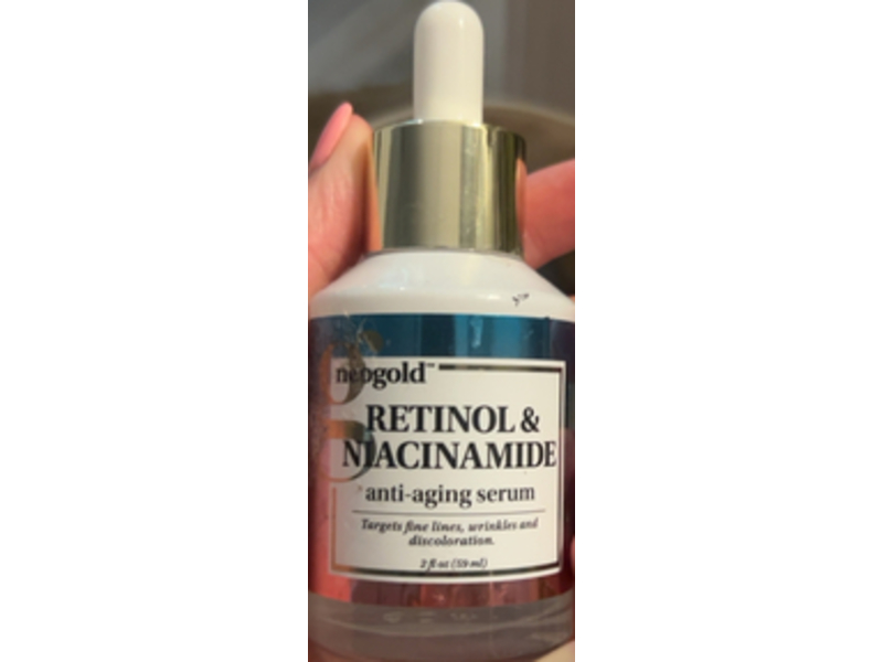 Neogold Anti Aging Serum, Retinol & Niacinamide, 2 fl oz/59 mL
