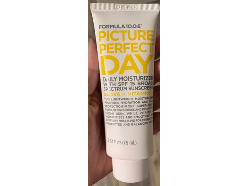 Formula 10.0.6 Picture Perfect Day Daily Moisturizer, SPF 15, Guava + Vitamin C, 2.54 fl oz/75 mL
