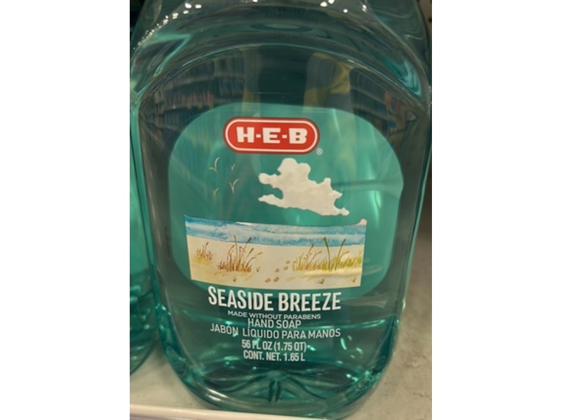 H-E-B Hand Soap, Seaside Breeze, 56 fl oz/1.65 L