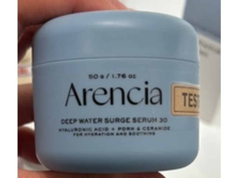 Arencia Deep Water Surge Serum 30, Hyaluronic Acid + Pdrn & Ceramide, 1.76 oz/50 g
