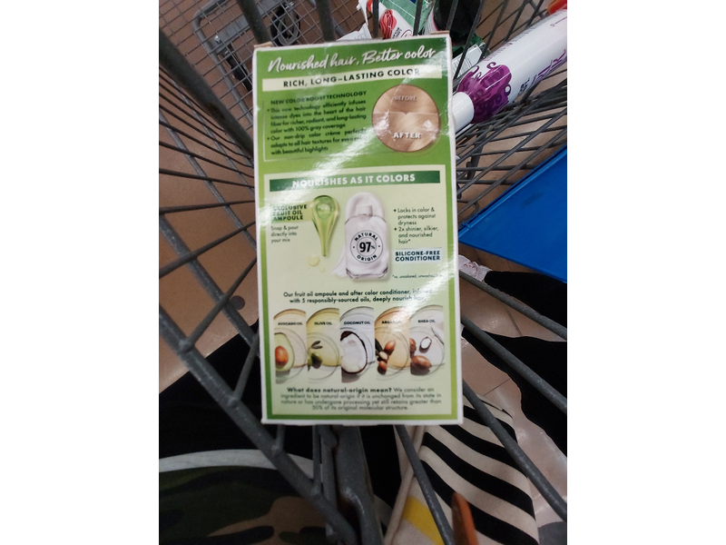 Garnier Nutrisse Nourishing Permanent Color Creme, 90 Light Natural Blonde, One Application