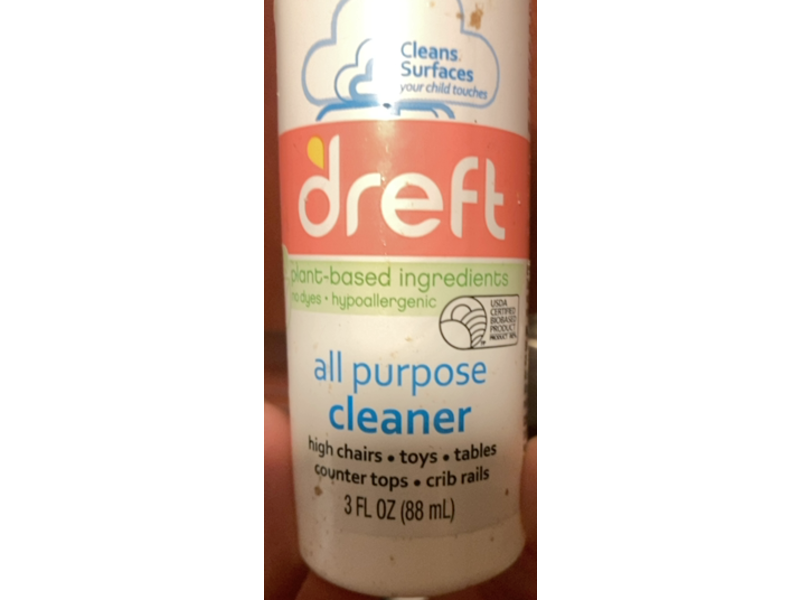 Dreft Plant Based All Purpose Cleaner, 3 fl oz/88 mL