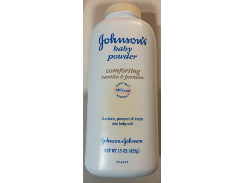 Johnson's Baby Powder, Vanilla & Jasmine, 15 oz/425 g