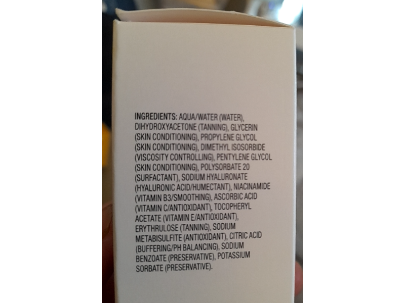 Bondi Sands Pure Self Tanning Face Mist, Hyaluronic Acid & Vitamin B3, 2.36 fl oz/70 mL