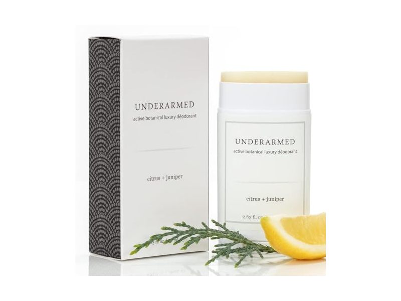 Super Natural Goods Underarmed Natural Deodorant, Citrus + Juniper, 2.63 fl oz/78 mL
