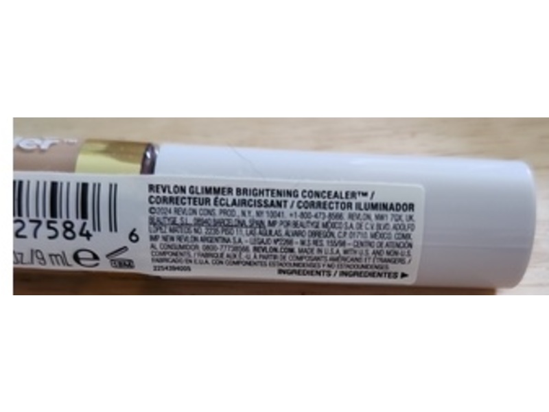 Revlon Glimmer Brightening Concealer, 145, 0.3 fl oz/9 mL