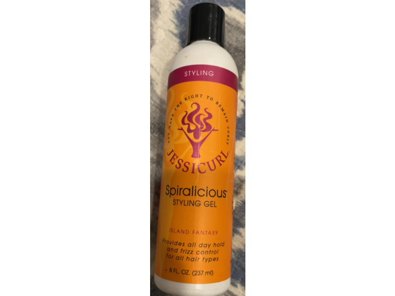 Jessicurl Spiralicious Gel, Island Fantasy, 8 fl oz/237 mL