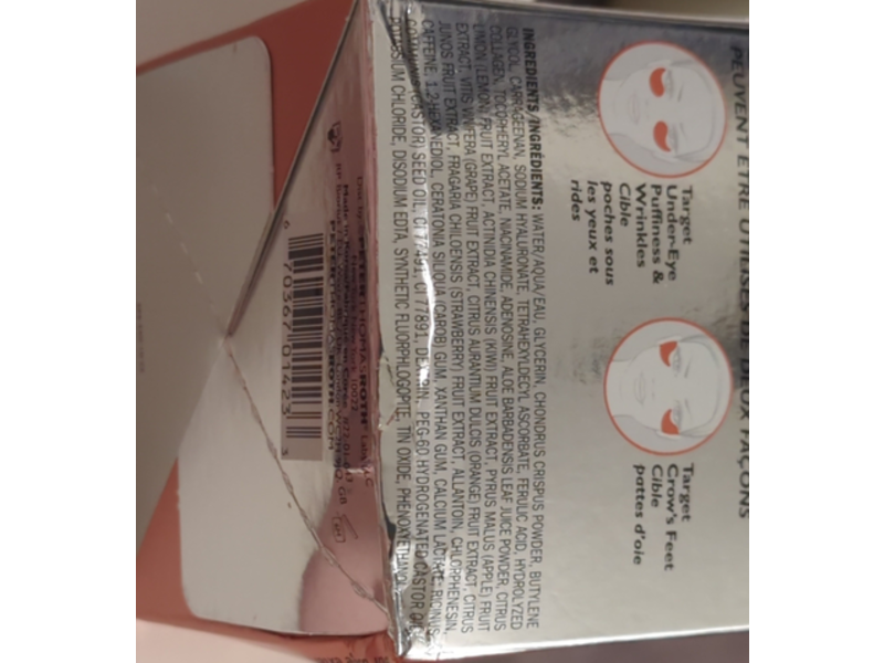 Peter Thomas Roth Potent-C Power Brightening Hydra-Gel Eye Patches, 90 g, 60 Count