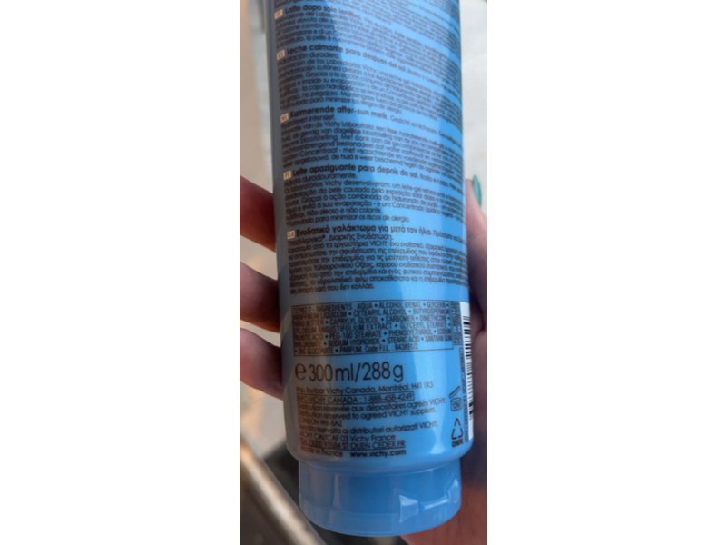 Vichy Capital Soleil Soothing After Sun Milk, 10.0 oz/300 mL