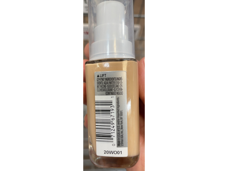 L’oreal Paris True Match Super-Blendable Foundation, 2.5 Warm Light Medium, 1 fl oz/30 mL