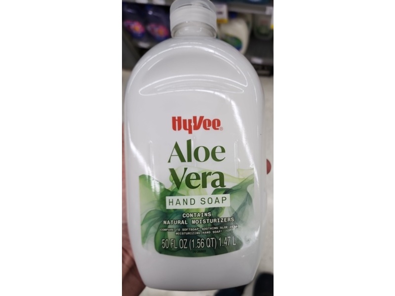 Hyvee Hand Soap, Aloe Vera, 50 fl oz/1.47 L