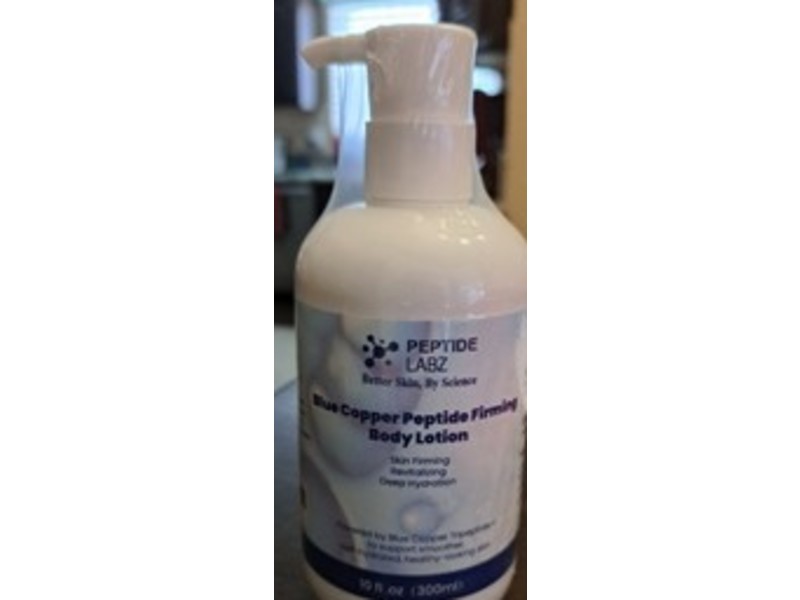 Peptide Labz, Blue Copper Peptide Firming Body Lotion, 10 fl oz / 300 ml