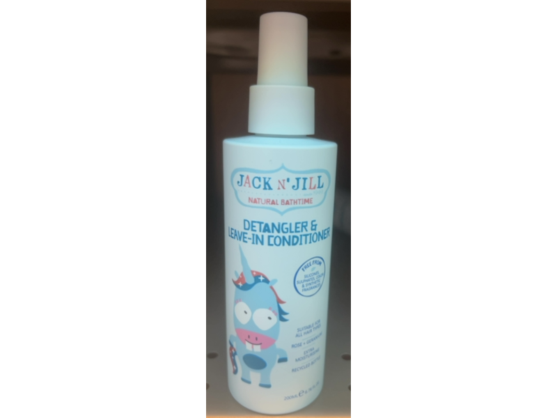Jack N' Jill Natural Bathtime Detangler & Leave-In Conditioner, 6.67 fl oz/200 mL