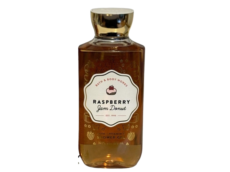 Bath & Body Works Shower Gel, Raspberry Jam Donut, 10 fl oz/295 mL
