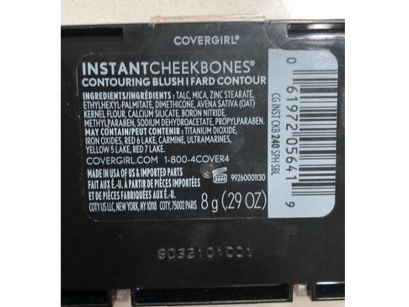 CoverGirl Instant Cheekbones Contouring Blush, 240 Sophisticated Sable, 0.29 oz/8 g