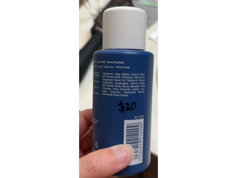 Doctor Eckstein Azulen Lotion Facial Toner, 5.0 fl oz/150 mL