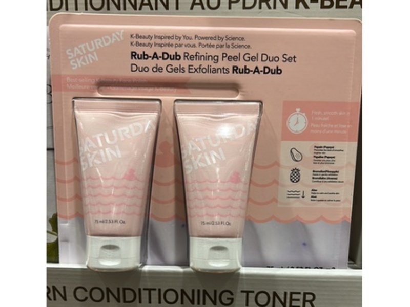 Saturday Skin Rub-A-Dub Refining Peel Gel, 2.53 fl oz/75 mL